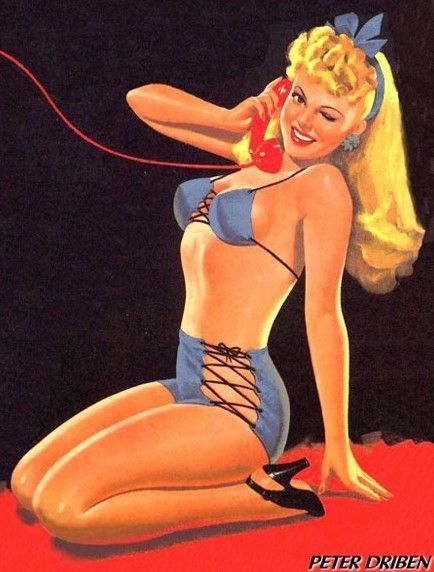 Retro pinupfiles first time talking dirty
