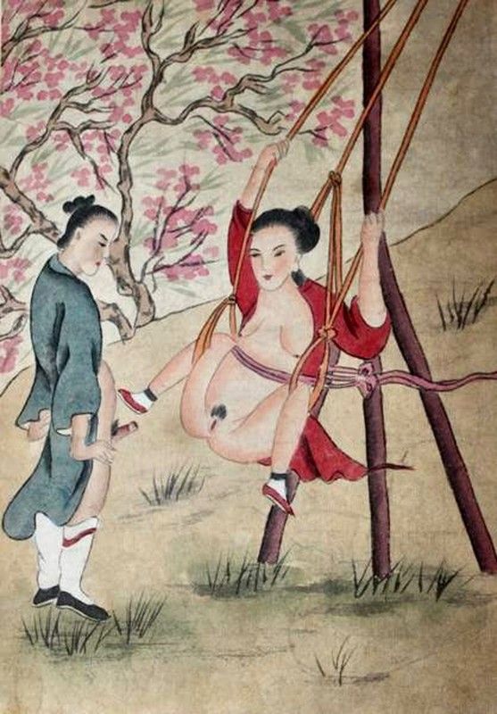 China erotic in japan painting sentiment