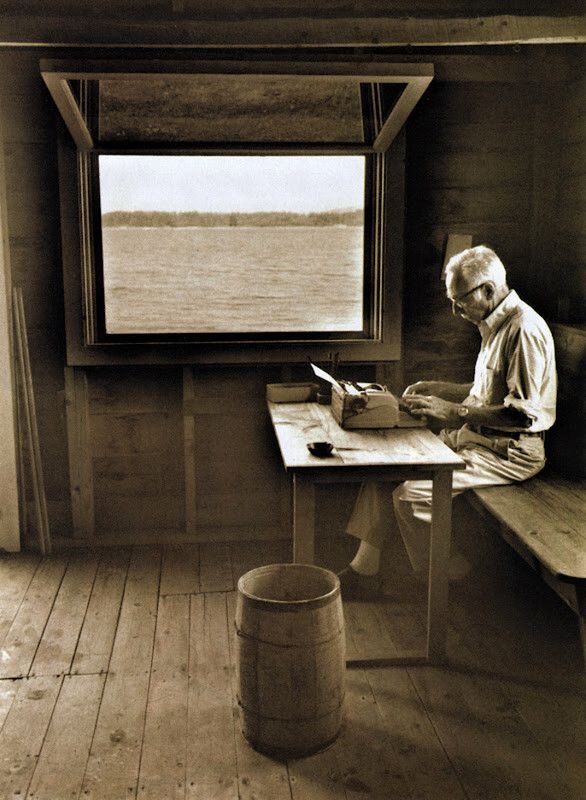 E.B. White Photographed By Jill Krementz, 1976.